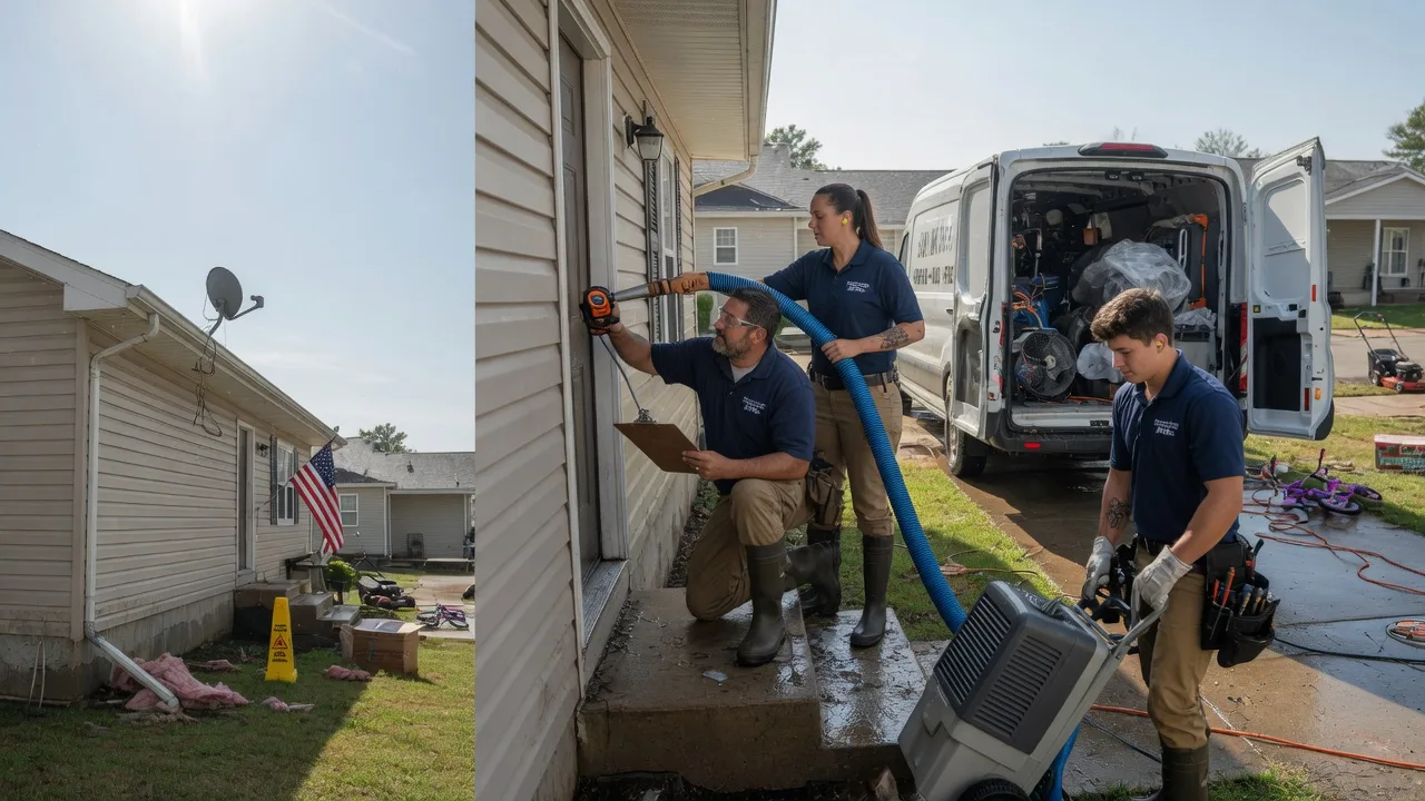Ceiling Water Damage Restoration in Sulphur Springs, IN near me